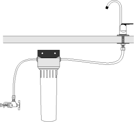 Inbouwmodel WFS-D810 Dubbele Keramische Filter Systeem W9380030 Fluoride