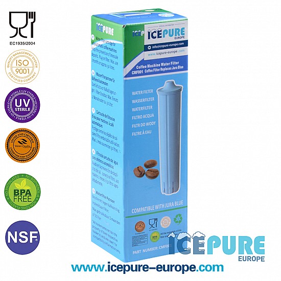 Jura Waterfilter Blue van Icepure CMF001A Jura Waterfilter Blue van Icepure CMF001A