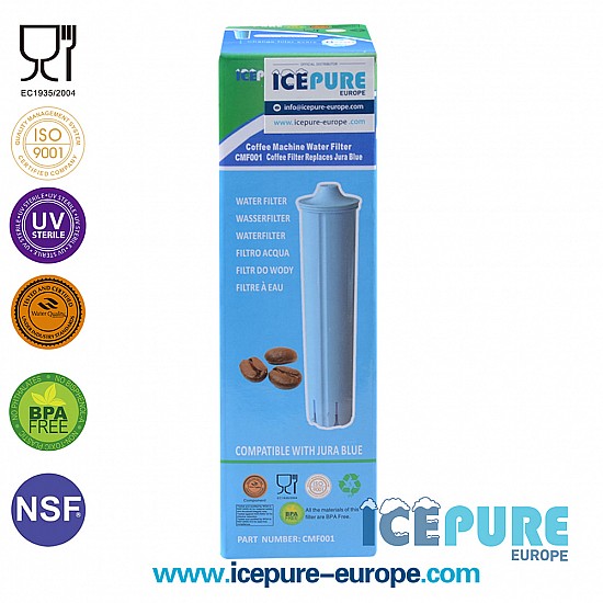 Jura Waterfilter Blue van Icepure CMF001A Jura Waterfilter Blue van Icepure CMF001A