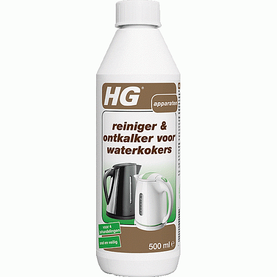 HG Reiniger en Ontkalker voor Waterkokers HG Reiniger en Ontkalker voor Waterkokers