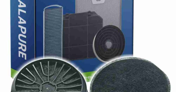 EVAYP / 2x actieve koolfilter / 00796390 796390 DHZ5276 LZ52751 Z5138X1 / Geschikt voor Bosch Siemens Neff Viva afzuigkappen