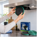 Alapure LongLife Koolstoffilter geschikt voor Zanussi MCFE31 / 9029801306 / EFF77