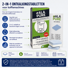 Alapure Universele 2-in-1 Ontkalkingstabletten ALA-CMC401 (6x20gr)