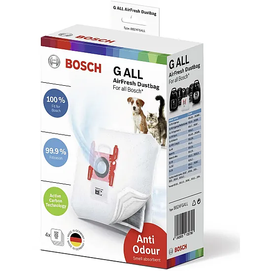 Bosch Vacuüm stofzuigerzak - type G all- 4 stuks 17002915