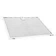Alapure Metaalfilter geschikt voor AEG 271x329x8mm 4055357869 Alapure Metaalfilter geschikt voor AEG 271x329x8mm 4055357869