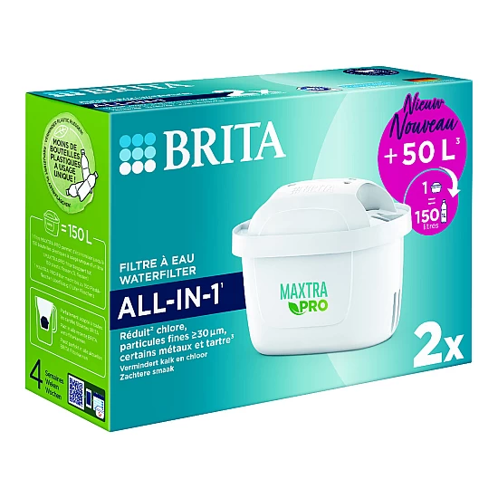 BRITA MAXTRA PRO ALL-IN-1 Waterfilter 2-Pack