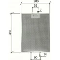 Elica Metaalfilter GF03QB 380x283x9mm