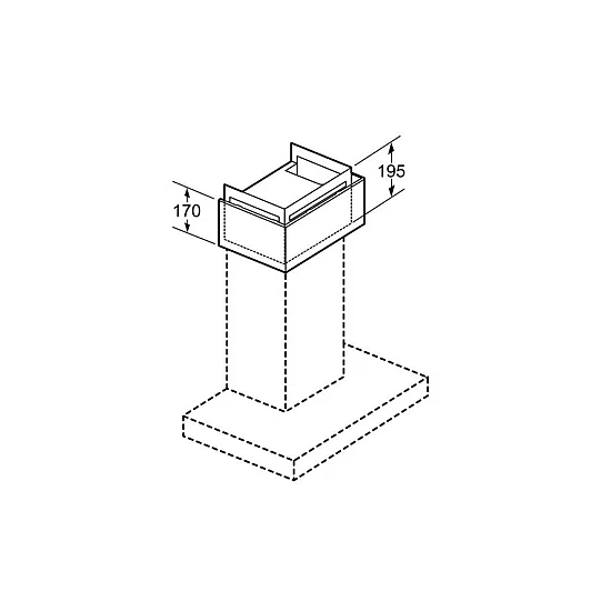 Bosch CleanAir Plus Starterset Recirculatie 17004049 / DWZ1AX5C6 Bosch CleanAir Plus Starterset Recirculatie 17004049 / DWZ1AX5C6