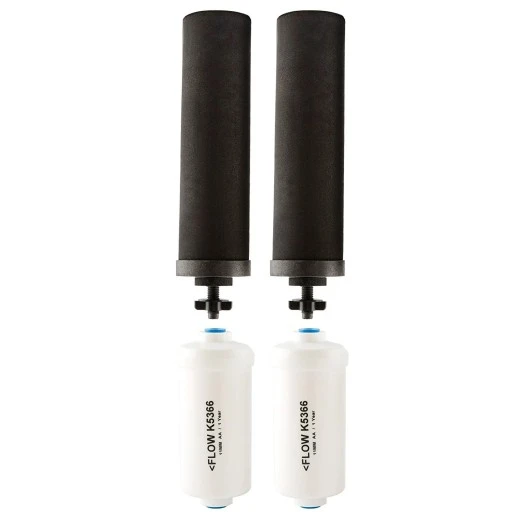 Black Berkey Waterfilter Elementen + Berkey PF-2