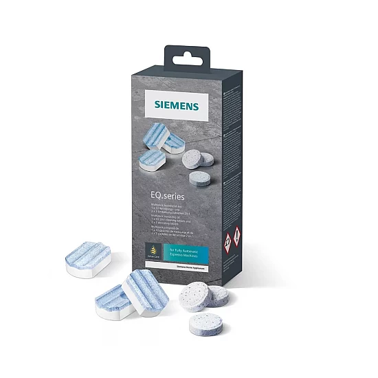 Siemens EQ Series Multipack Ontkalkings- en Reinigingstabletten TZ80003A / 00312291 Siemens EQ Series Multipack Ontkalkings- en Reinigingstabletten TZ80003A / 00312291