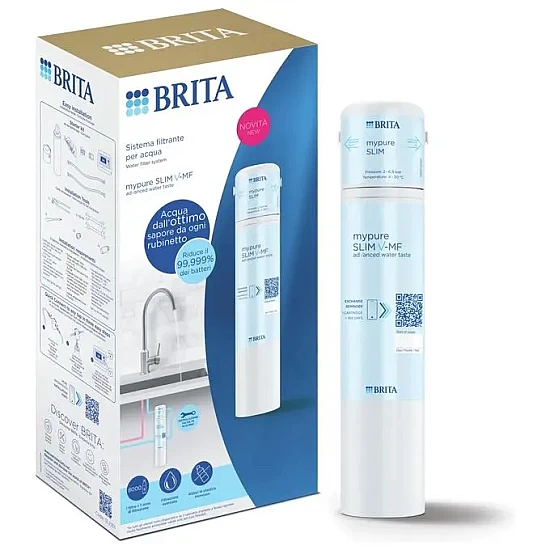 BRITA mypure SLIM V-MF Waterfiltersysteem 1053535 BRITA mypure SLIM V-MF Waterfiltersysteem 1053535