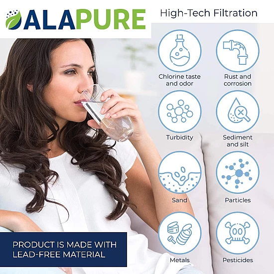 Alapure Waterfilter geschikt voor ZeroWater CWF1003 / 4-Pack Alapure Waterfilter geschikt voor ZeroWater CWF1003 / 4-Pack