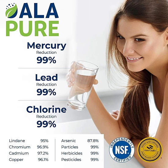 Alapure Waterfilter geschikt voor ZeroWater CWF1003 / 4-Pack Alapure Waterfilter geschikt voor ZeroWater CWF1003 / 4-Pack