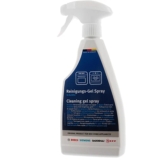 Siemens Reinigingsgelspray geschikt voor ovens 00312482 (500 ml) Siemens Reinigingsgelspray geschikt voor ovens 00312482 (500 ml)
