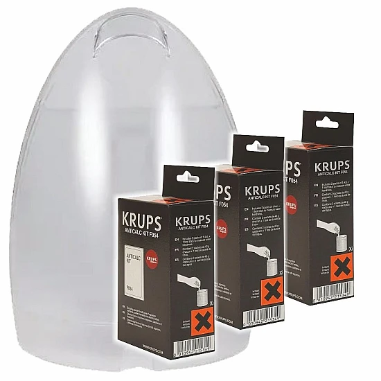 Krups Onderhoudsset Koffiemachine Waterreservoir + 3x Ontkalkingsset MS-622735 Krups Onderhoudsset Koffiemachine Waterreservoir + 3x Ontkalkingsset MS-622735