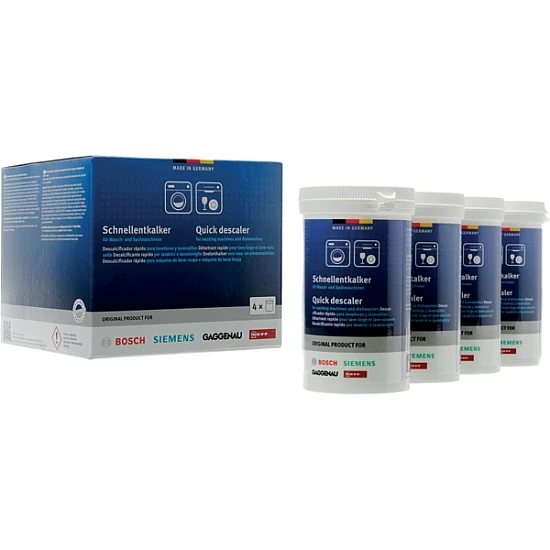 Gaggenau Ontkalker 00312331 geschikt voor vaatwassers en wasmachines (4x250gram) Gaggenau Ontkalker 00312331 geschikt voor vaatwassers en wasmachines (4x250gram)
