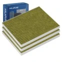 Alapure CleanAir Plus Koolstoffilter geschikt voor Siemens 11034226 / 17004041 / LZ21JXB16 (3 St.)
