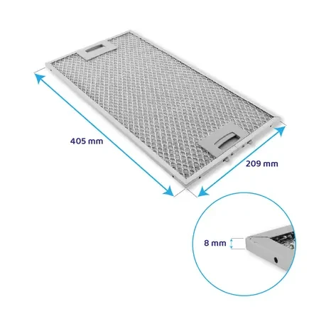 Siemens Metaalfilter Set 434105 + 434107 (2st.)