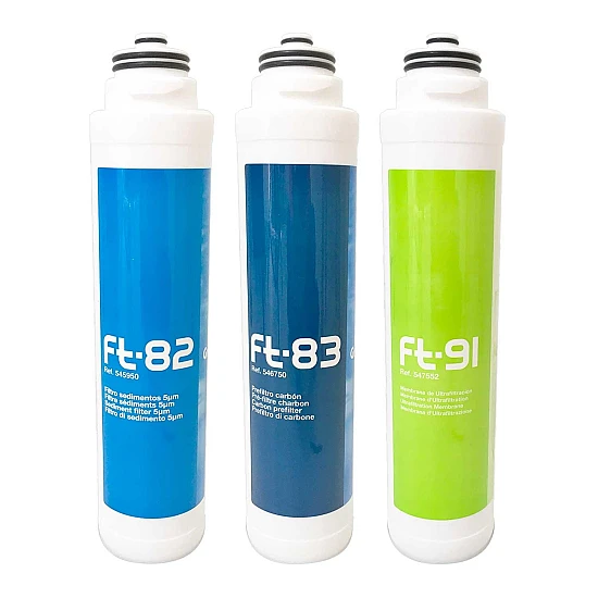 FT Waterfilter Set Zonder Zilver Carbon FT Waterfilter Set Zonder Zilver Carbon