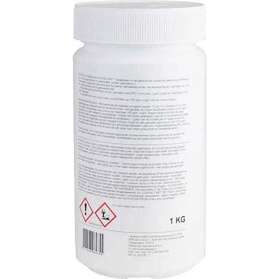 Melpool 90/20 Chloortabletten 741100 (1kg) Melpool 90/20 Chloortabletten 741100 (1kg)