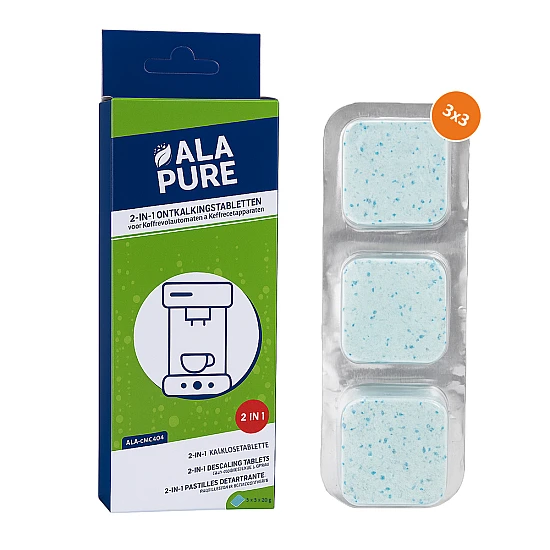 Alapure 2 in 1 Ontkalkingstabletten geschikt voor Jura 61848 ( 3x3 St.)