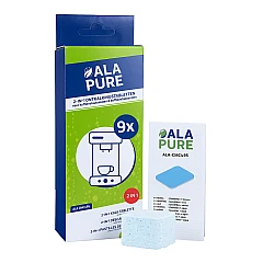 Alapure 2 in 1 Ontkalkingstabletten geschikt voor Siemens 00312440 / 00312290 / TZ80032A / 00312445 / EQ Series (9x40gr)