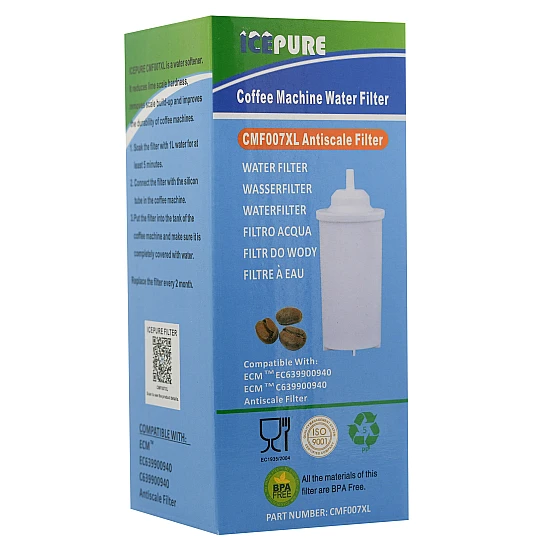 Icepure waterfilter CMF007XL voor Handmatige Espressomachines Icepure waterfilter CMF007XL voor Handmatige Espressomachines