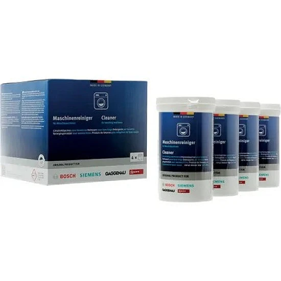 Bosch Reinigingsmiddel Wasmachine 00311928 (4x200g) Bosch Reinigingsmiddel Wasmachine 00311928 (4x200g)