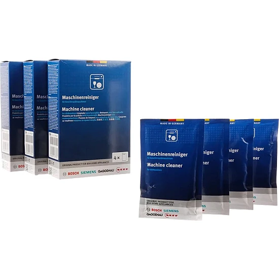 Bosch 00312485 Machinereiniger voor vaatwassers - 4x45g Bosch 00312485 Machinereiniger voor vaatwassers - 4x45g
