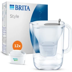 Brita Waterfilterkan Style + MAXTRA PRO Waterfilter 12-pack