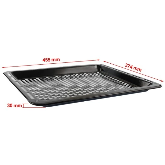 Alapure Airfry bakplaat geëmailleerd geschikt voor Bosch 17007171