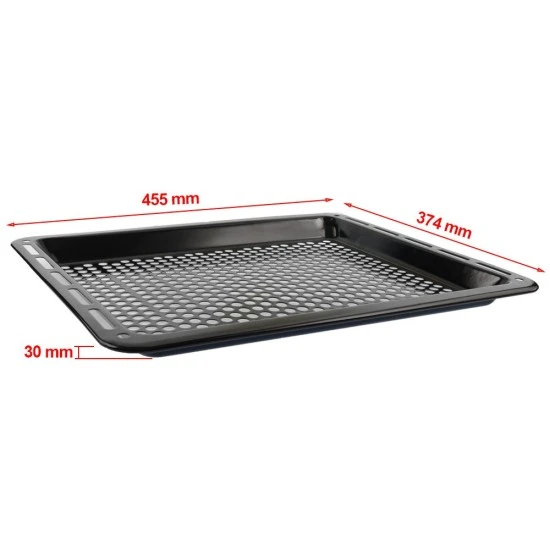 Alapure Airfry bakplaat geëmailleerd geschikt voor Bosch 17007171
