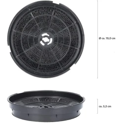 Airlux Koolstoffilter 89000751 / D180 / 34468 / CR300 Airlux Koolstoffilter 89000751 / D180 / 34468 / CR300