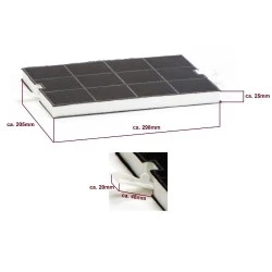 Alapure Koolstoffilter geschikt voor Balay 351210 / 00351210