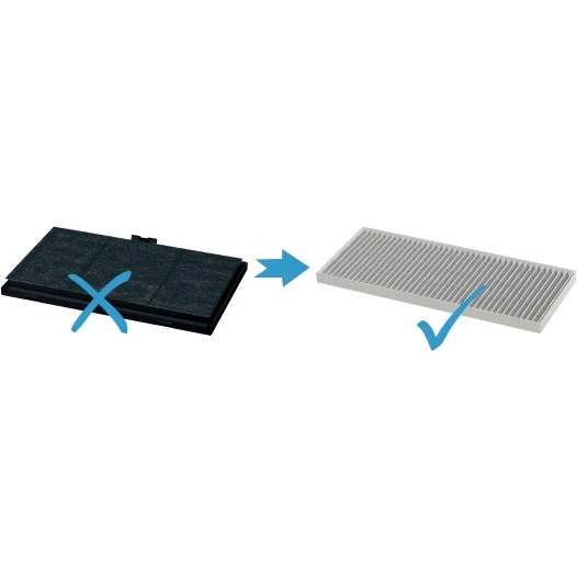 Alapure CleanAir Koolstoffilter geschikt voor Bosch 17006837 / 11025805 / DSZ4551