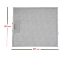 Alapure Metaalfilter geschikt voor Turboair 4055250429 304x267x9mm Alapure Metaalfilter geschikt voor Turboair 4055250429 304x267x9mm