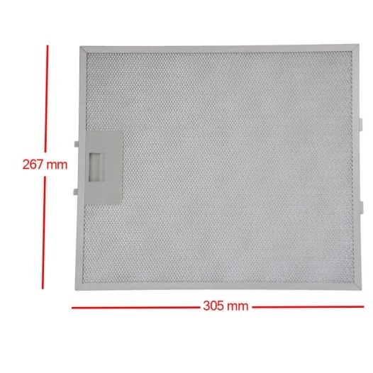 Alapure Metaalfilter geschikt voor Elica GRI0009219A 304x267x9mm