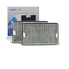 Alapure HFK3975 Compatible met Miele Koolstoffilter DKF19-P / FWKM-1423 (2 St.)