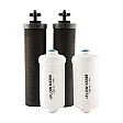 Black Berkey Waterfilter Elementen + Berkey PF-2 Black Berkey Waterfilter Elementen + Berkey PF-2