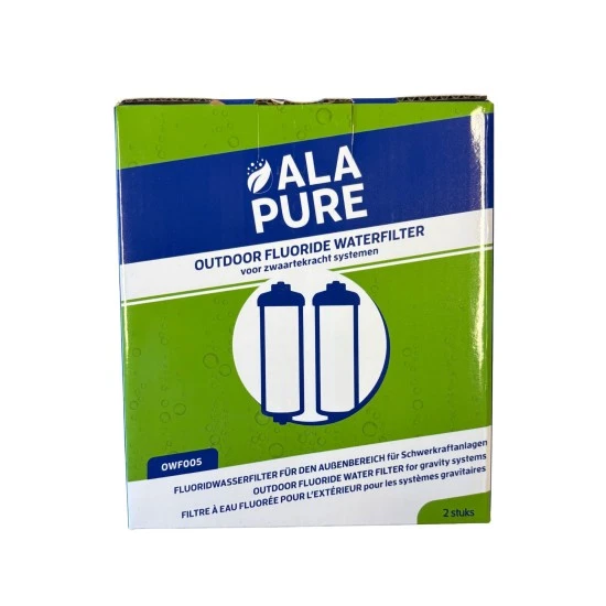 Alapure OWF005 Fluoride en Arsenicum (PF-2) filterelementen geschikt voor Berkey