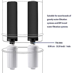 Alapure OWF005 Fluoride en Arsenicum (PF-2) filterelementen geschikt voor Berkey Alapure OWF005 Fluoride en Arsenicum (PF-2) filterelementen geschikt voor Berkey