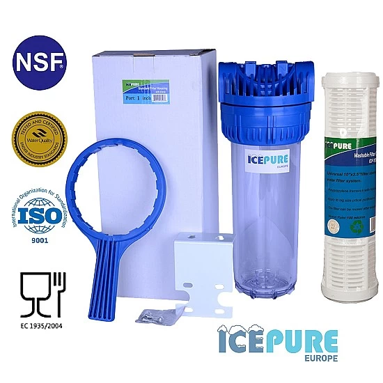 Alapure 10inch Filterhuisset met Wasbare Filter ALA-YDWF10-100 Alapure 10inch Filterhuisset met Wasbare Filter ALA-YDWF10-100