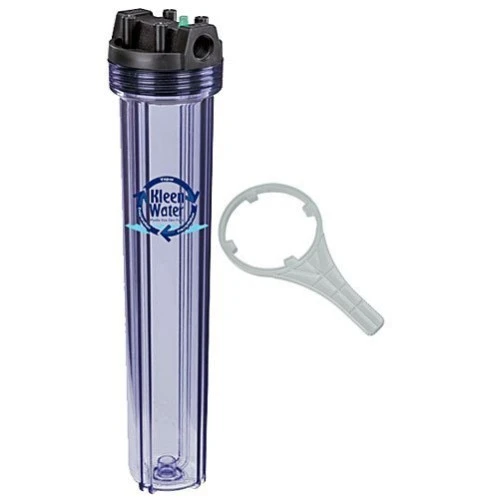 20 inch Filterhuisset Transparant 2 delig