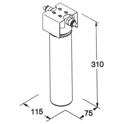 FT-82 Waterfilter Sediment met Filterhouder