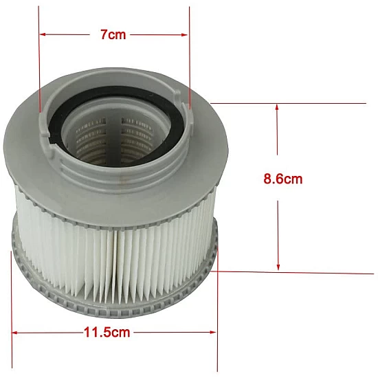 Alapure spafilter geschikt voor MSpa 2-pack | 2010-2019 Alapure spafilter geschikt voor MSpa 2-pack | 2010-2019