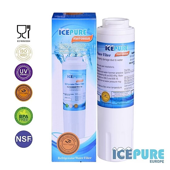 Icepure Waterfilter geschikt voor Admiral UKF8001 Icepure Waterfilter geschikt voor Admiral UKF8001