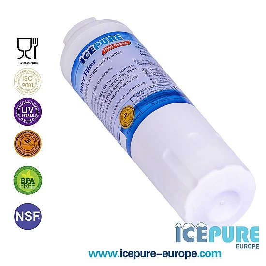 Icepure Waterfilter geschikt voor Admiral UKF8001 Icepure Waterfilter geschikt voor Admiral UKF8001