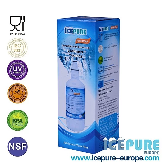 Icepure Waterfilter geschikt voor Liebherr 7440000 988098000 / 7440002 Icepure Waterfilter geschikt voor Liebherr 7440000 988098000 / 7440002
