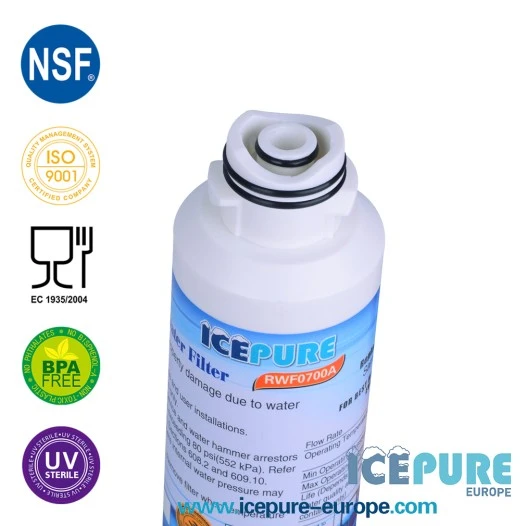 Alapure Waterfilter geschikt voor Samsung DA29-00020B Dubbele O-Ring