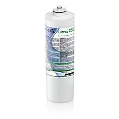 Claris Ultra 250 past op de kop van de Waterfilter F2500 Filter Cartridge 07.95.19.003